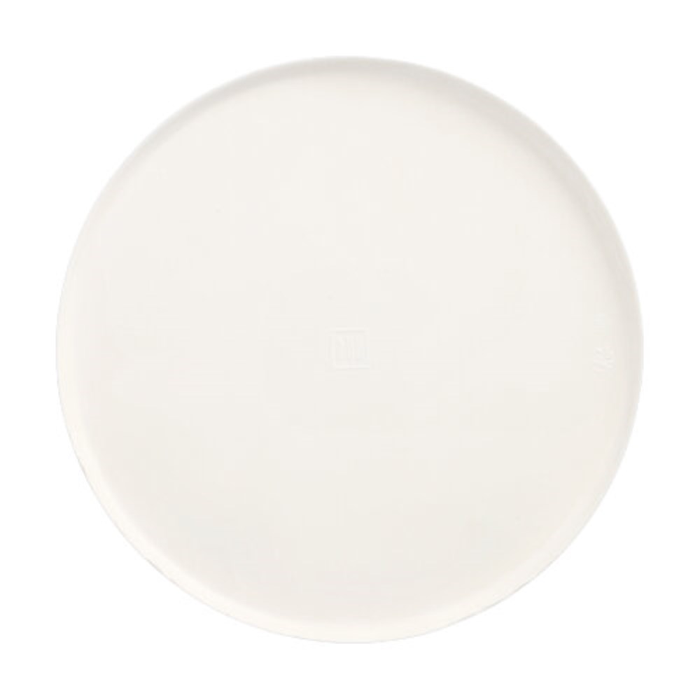 6 Teller Zuckerrohr "pure" rund Ø 22 cm · 1 cm weiss "Cella"