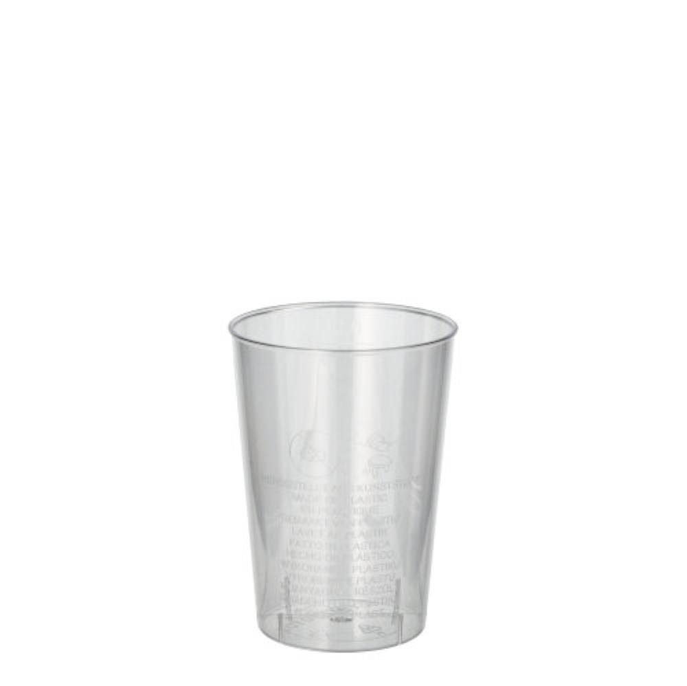 40 Trinkbecher, PS 0,1 l Ø 5,5 cm · 7,5 cm glasklar