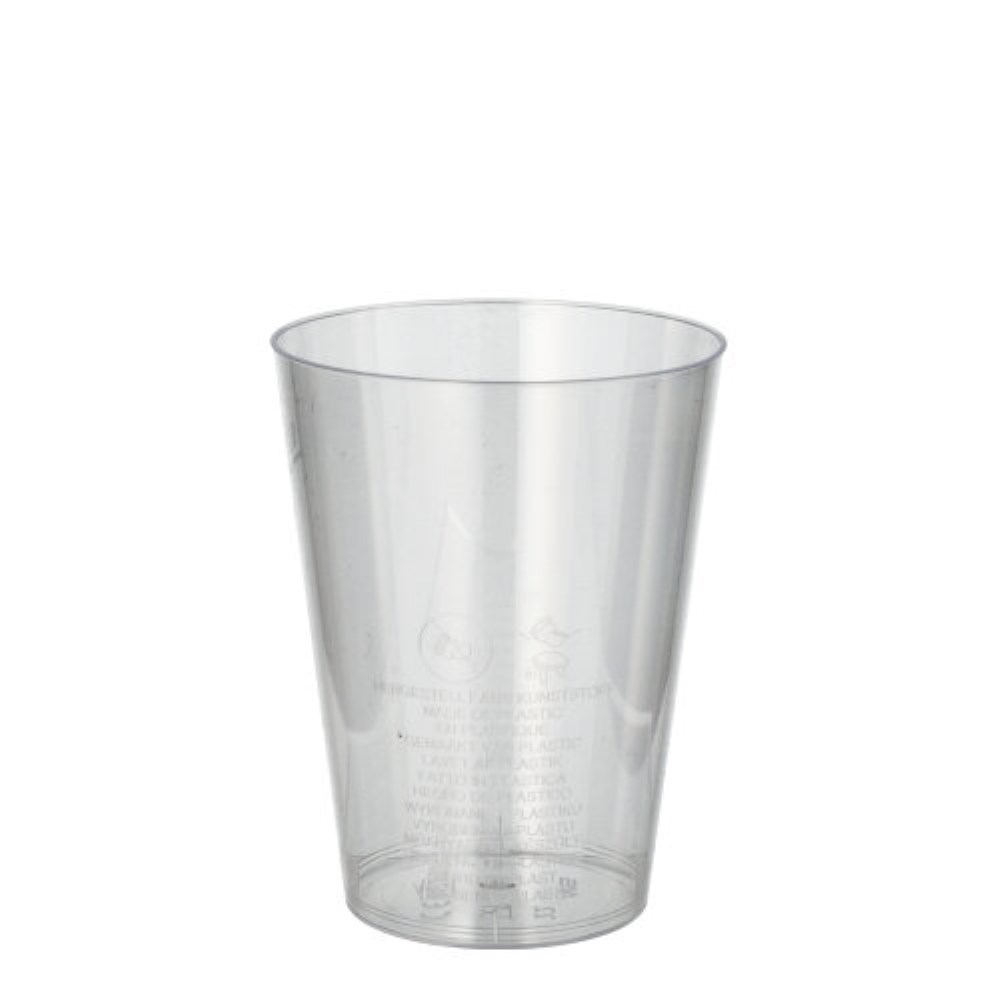 50 Trinkbecher, PS 0,2 l Ø 7,5 cm · 9,7 cm glasklar
