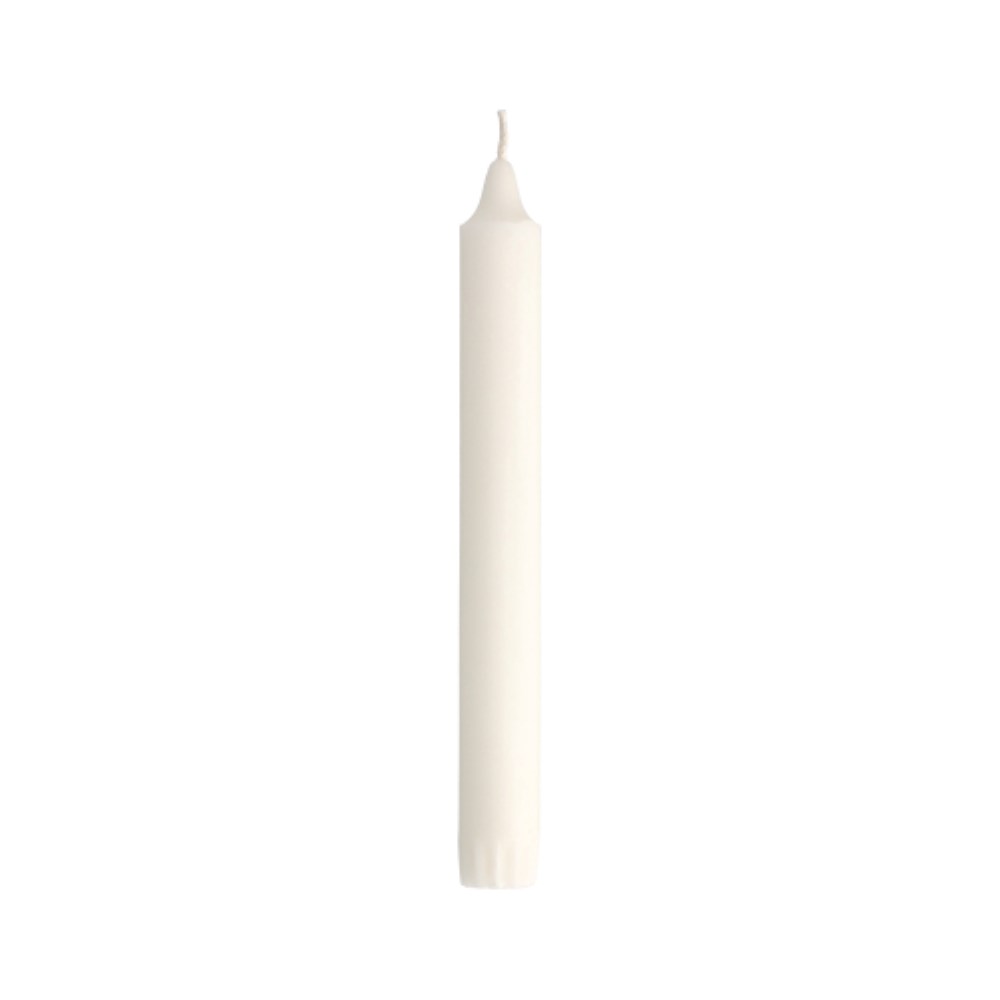 30 Kronkerzen Ø 2,2 cm · 20 cm weiss aus 100 % Stearin