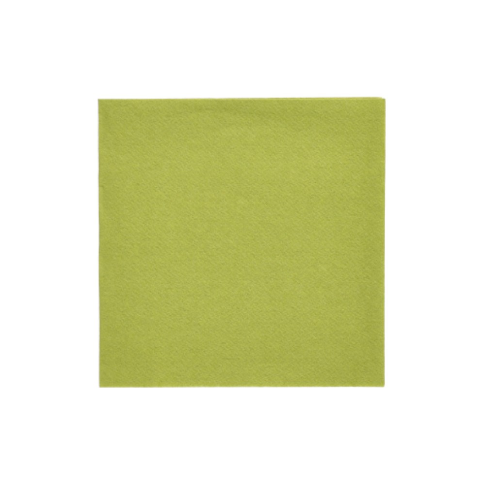 20 Servietten "DAILY Collection" 1/4-Falz 24 cm x 24 cm olivgrün