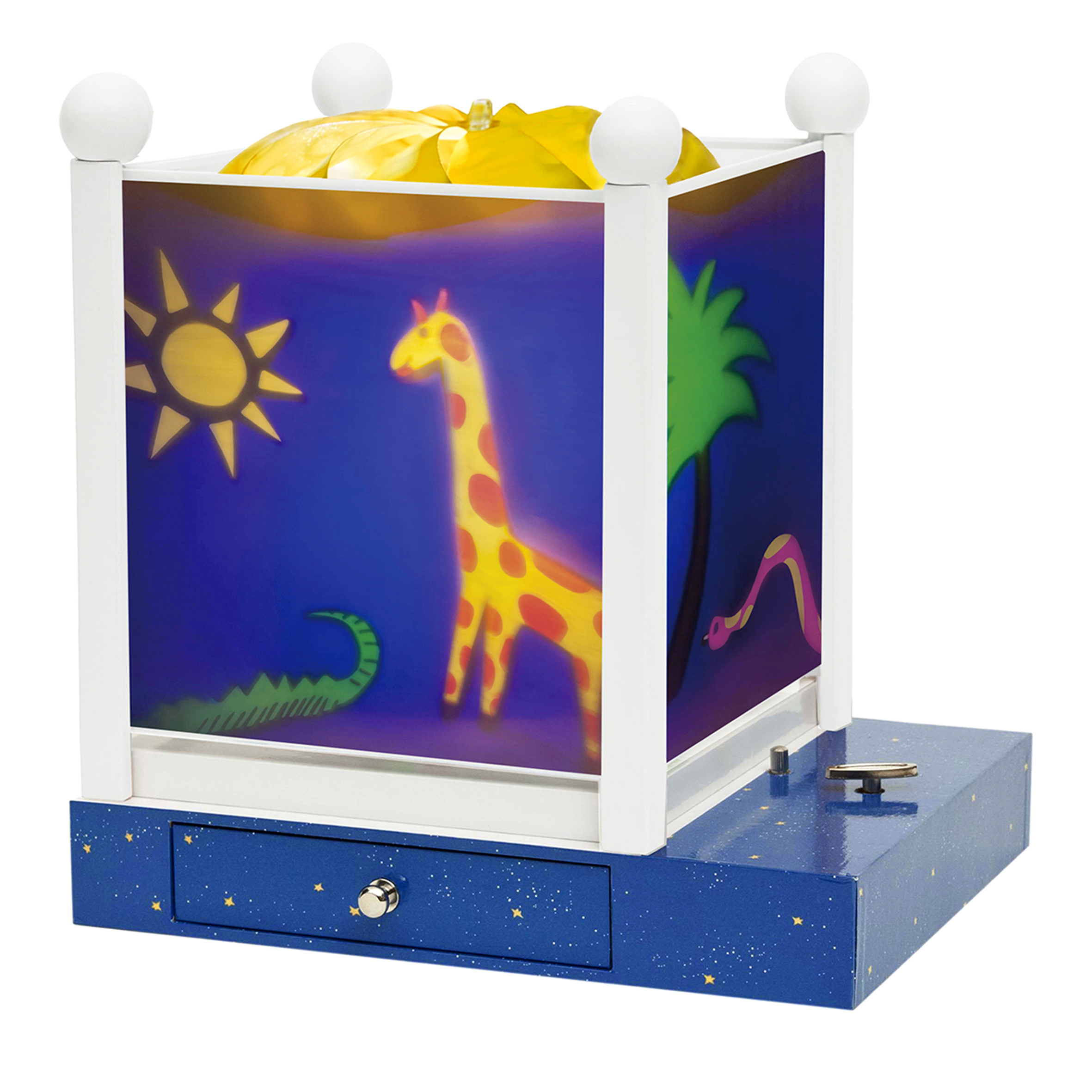 Nacht Licht - Magische Laterne Dschungel - Weiss 12V