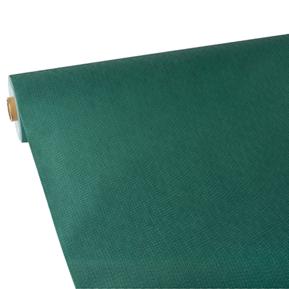 Tischdecke, stoffähnlich, Vlies "soft selection plus" 25 m x 1,18 m dunkelgrün Tischdecke, stoffähnlich, Vlies "soft selection plus" 25 m x 1,18 m dunkelgrün