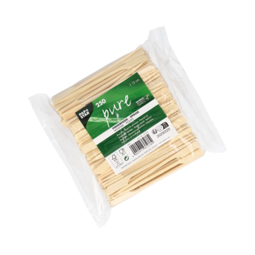 250 Fingerfood - Spieße "pure" 12 cm "Golf"
