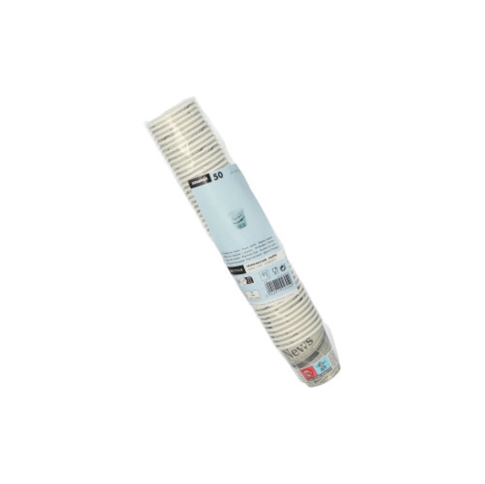50 Trinkbecher, Pappe "To Go" 5 cl Ø 5 cm · 5 cm "Newsprint"