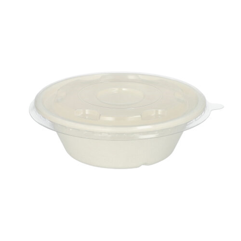 25 Deckel für Schalen R-PET Ø 17 cm · 1,5 cm glasklar