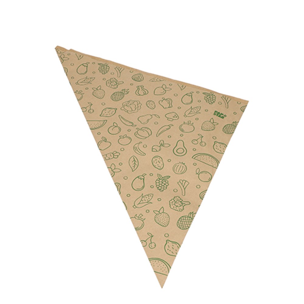 1000 Spitztüten, Kraftpapier 48 cm x 34 cm x 34 cm braun "Fruits & Vegs" Füllinhalt 1000 g 1000 Spitztüten, Kraftpapier 48 cm x 34 cm x 34 cm braun "Fruits & Vegs" Füllinhalt 1000 g
