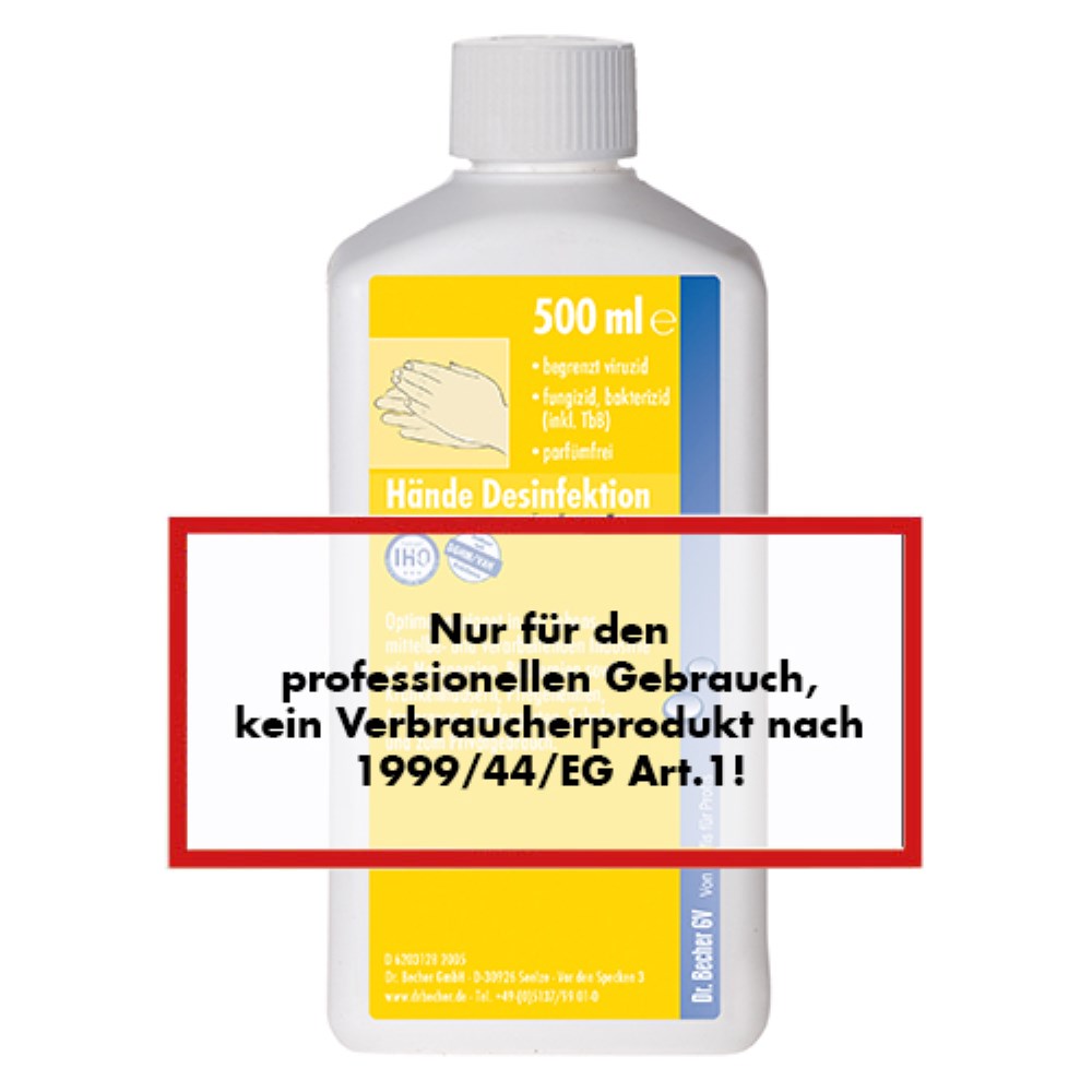 "Dr. Becher" Hände Desinfektion 500 ml passend für Eurospender