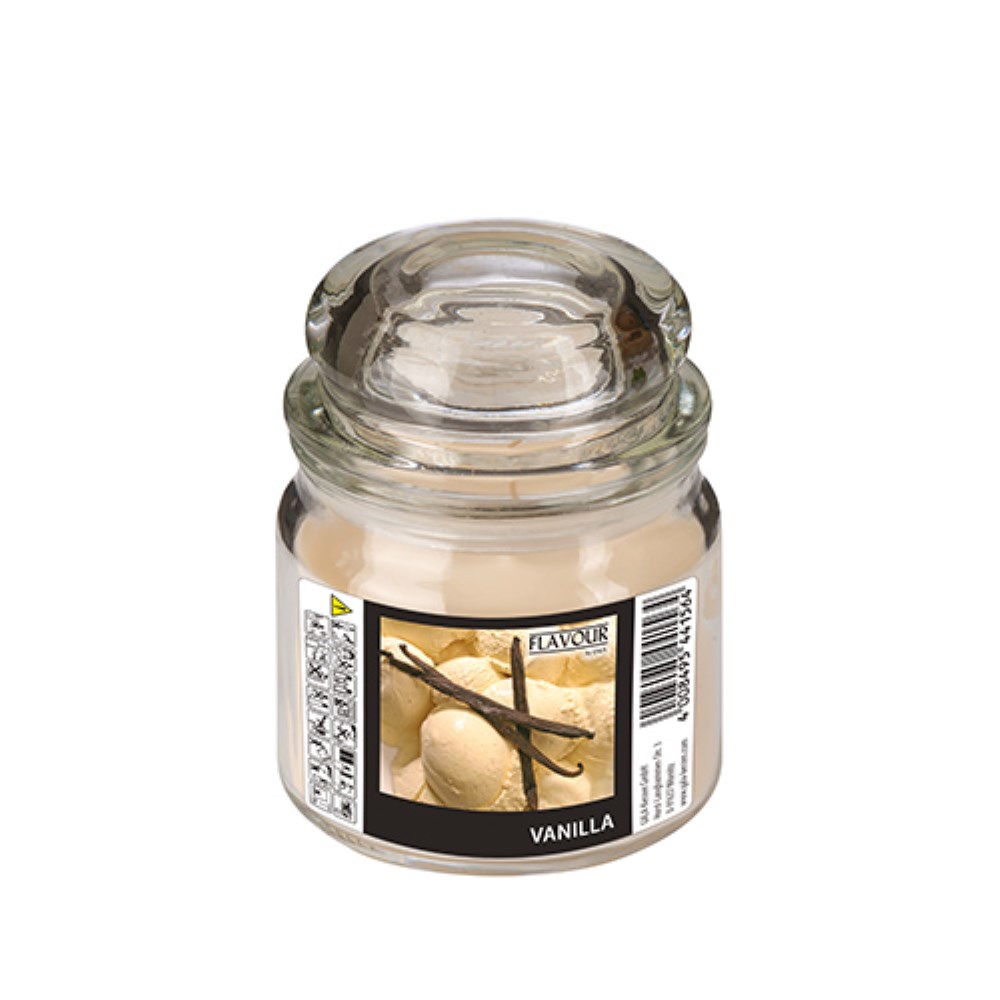 "Flavour by GALA" Bonbonglas mit Wachsfüllung, MAXI Ø 90 mm · 120 mm creme - Vanilla "GALA" Bonbonglas mit Wachsfüllung, MAXI Ø 90 mm · 120 mm creme - Vanilla