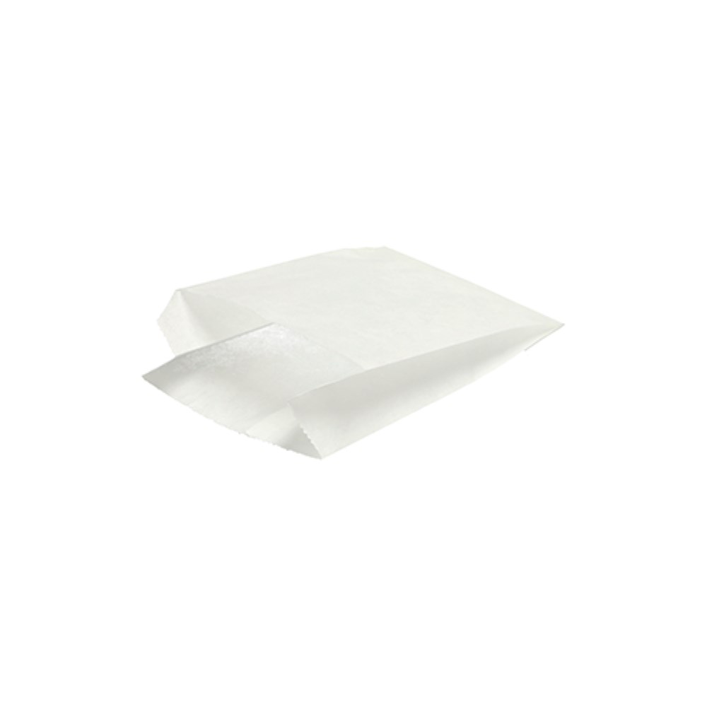 1000 Wrap-Tüten Kraftpapier 11 cm x 8 cm x 4 cm weiss