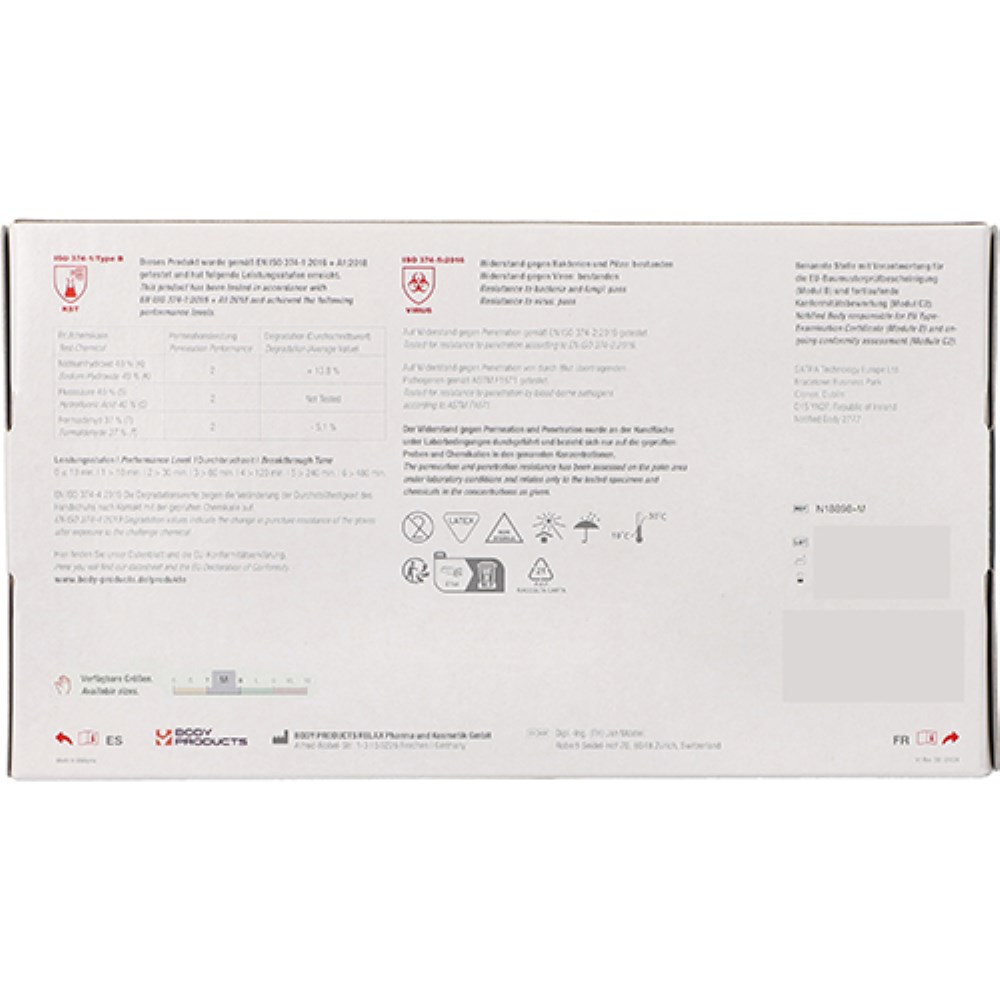 100 "WORK-INN" Handschuhe, Latex gepudert "White" weiss - natur Größe: M