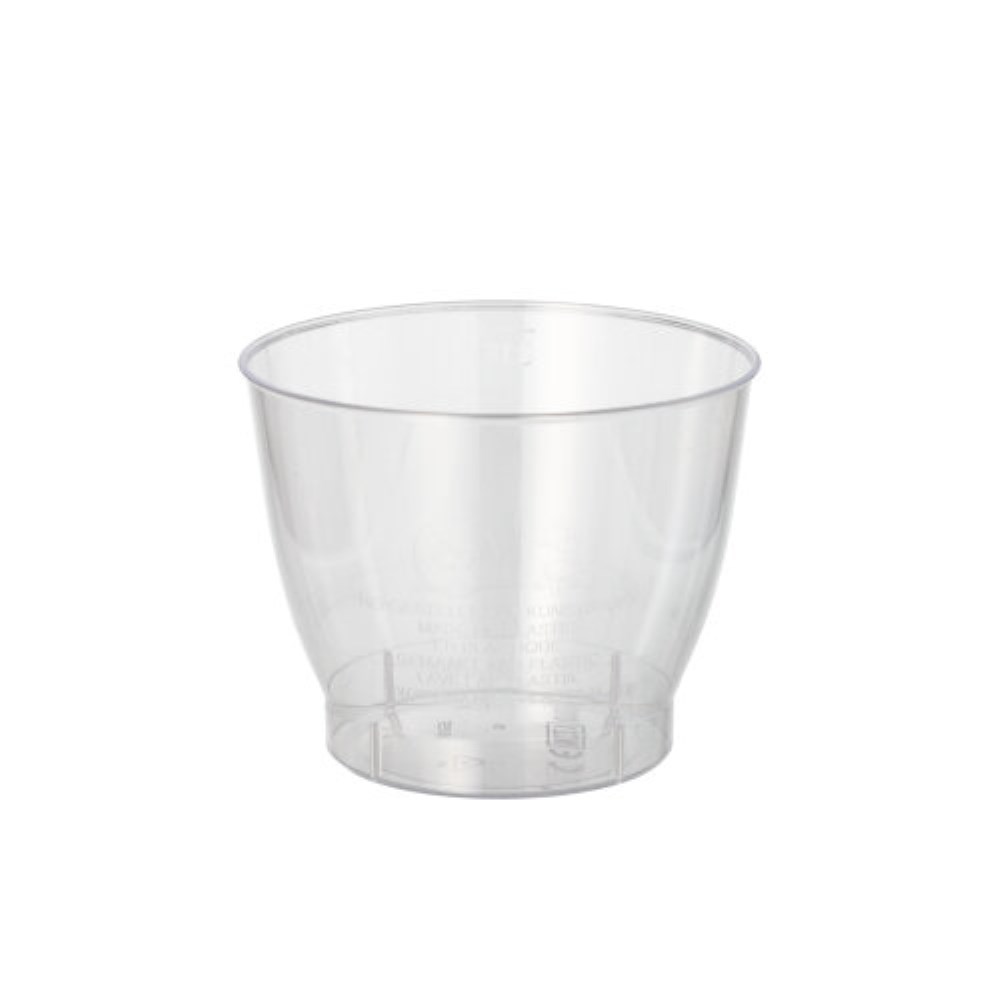 25 Trinkbecher PS 0,16 l Ø 7,5 cm · 5,9 cm glasklar
