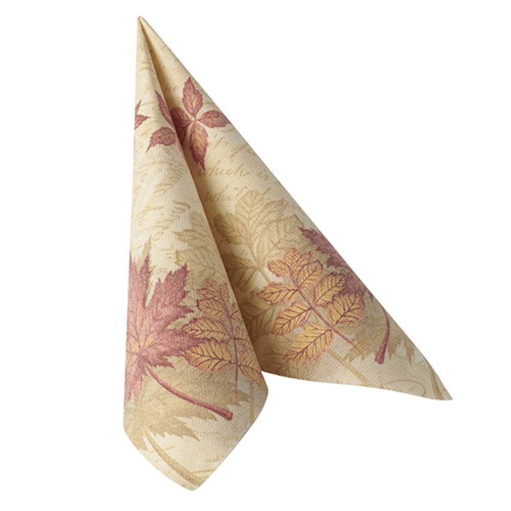 50 Servietten "ROYAL Collection" 1/4-Falz 40 cm x 40 cm "Autumn Colours"