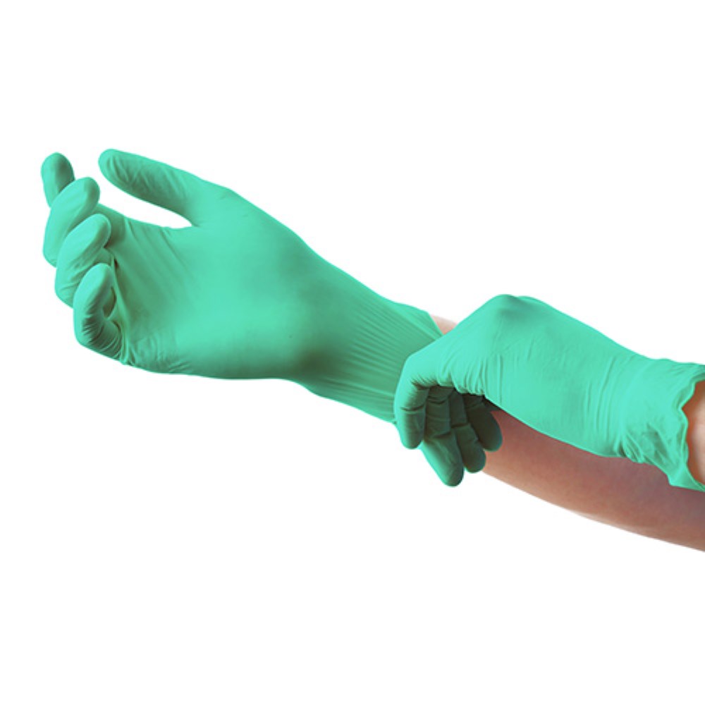 100 "Medi-Inn Classic" Handschuhe, Nitril puderfrei grün "Green Plus" Größe: M