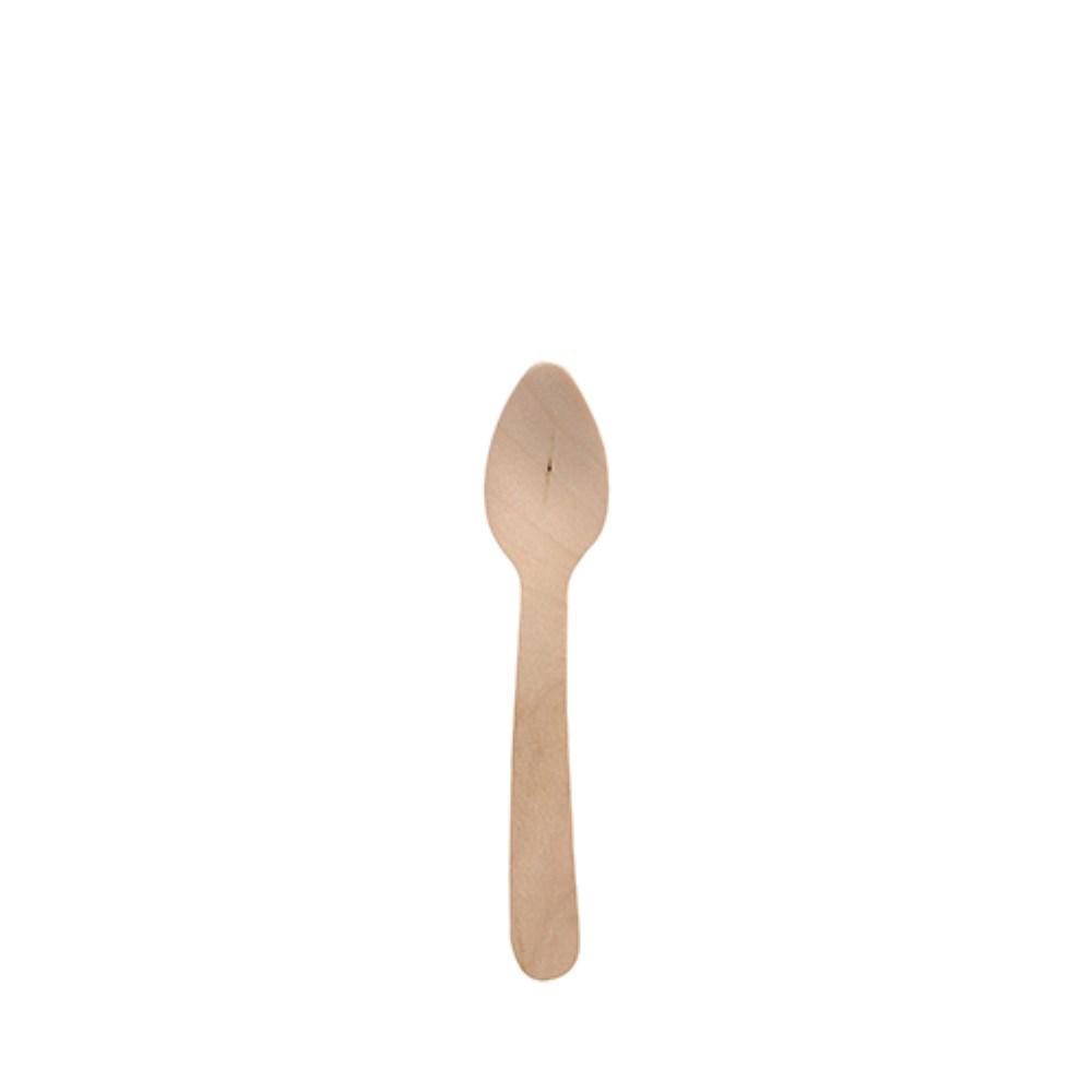 250 Kaffeelöffel Holz "pure" 11 cm
