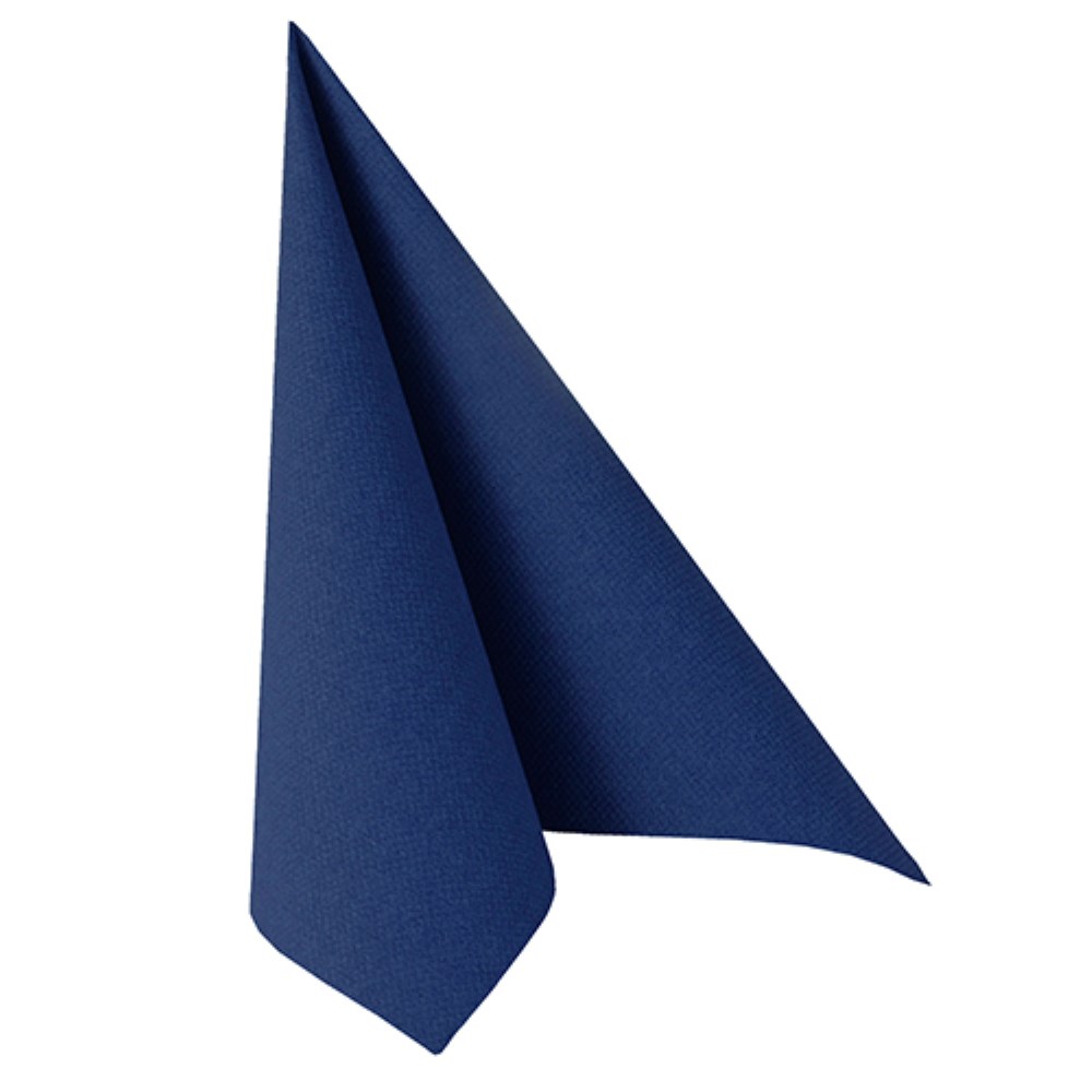 50 Servietten "ROYAL Collection" 1/4-Falz 40 cm x 40 cm dunkelblau 50 Servietten "ROYAL Collection" 1/4-Falz 40 cm x 40 cm dunkelblau