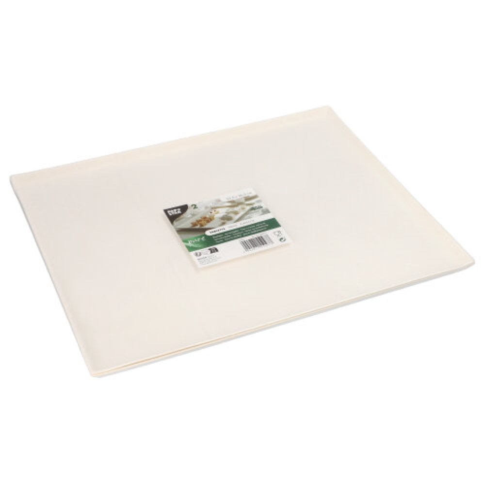 2 Servierplatten, Zuckerrohr "pure" eckig 32,5 cm x 26,5 cm x 1 cm weiss "Cella" 2 Servierplatten, Zuckerrohr "pure" eckig 32,5 cm x 26,5 cm x 1 cm weiss "Cella"