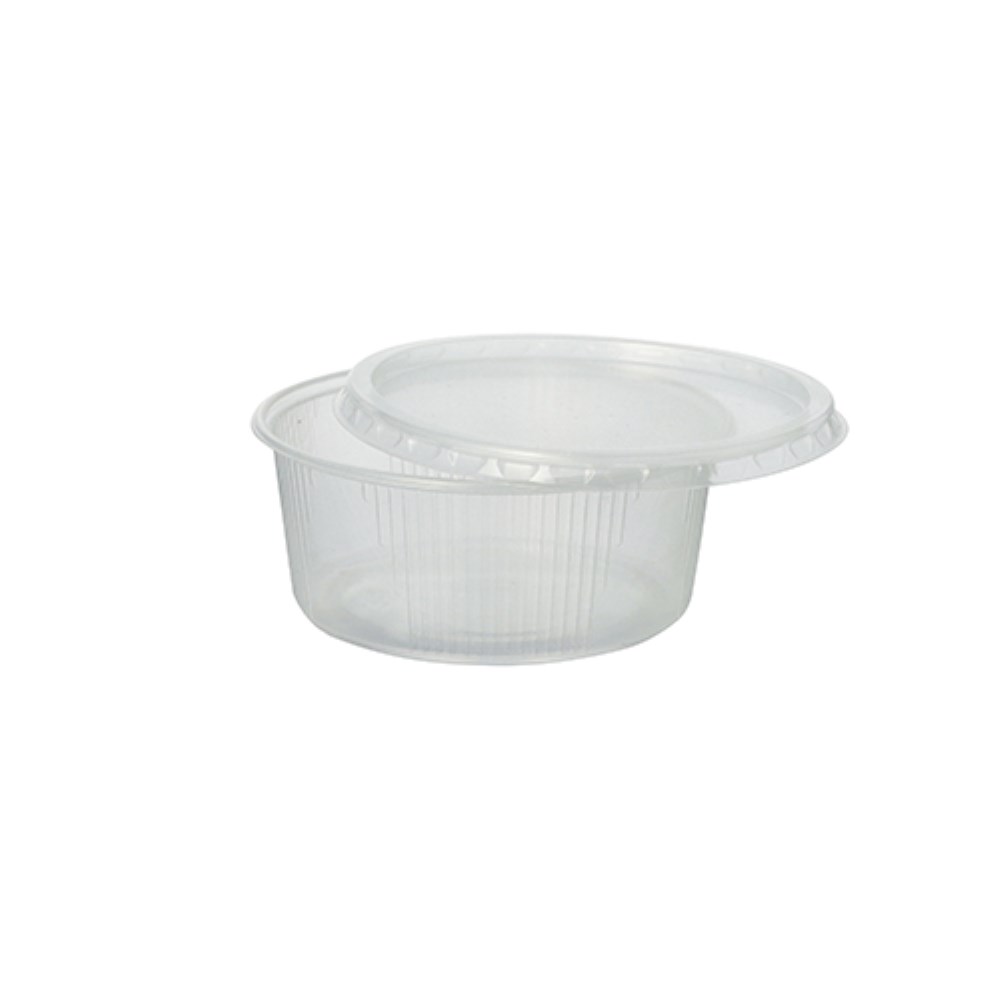 100 Verpackungsbecher, PP rund 200 ml Ø 10,1 cm · 4,3 cm transparent