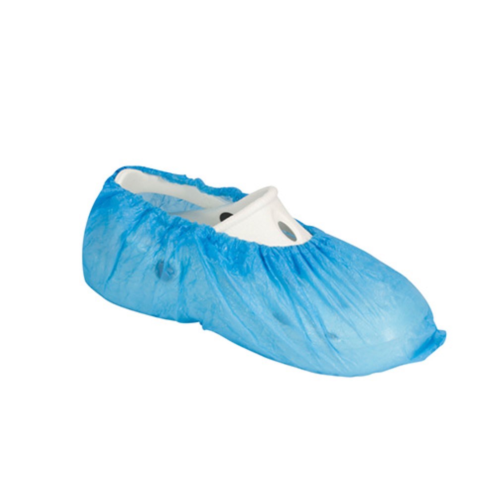 100 "WORK-INN/PS" Überschuhe CPE blau für Schuhgr. 38-47, light