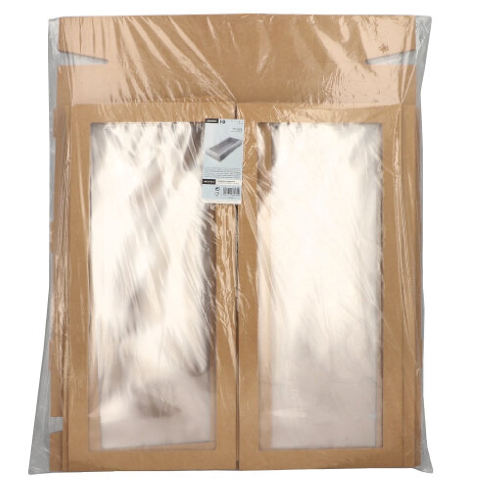 10 Transport- und Catering-Kartons, Pappe eckig 8 cm x 25,2 cm x 55,8 cm braun