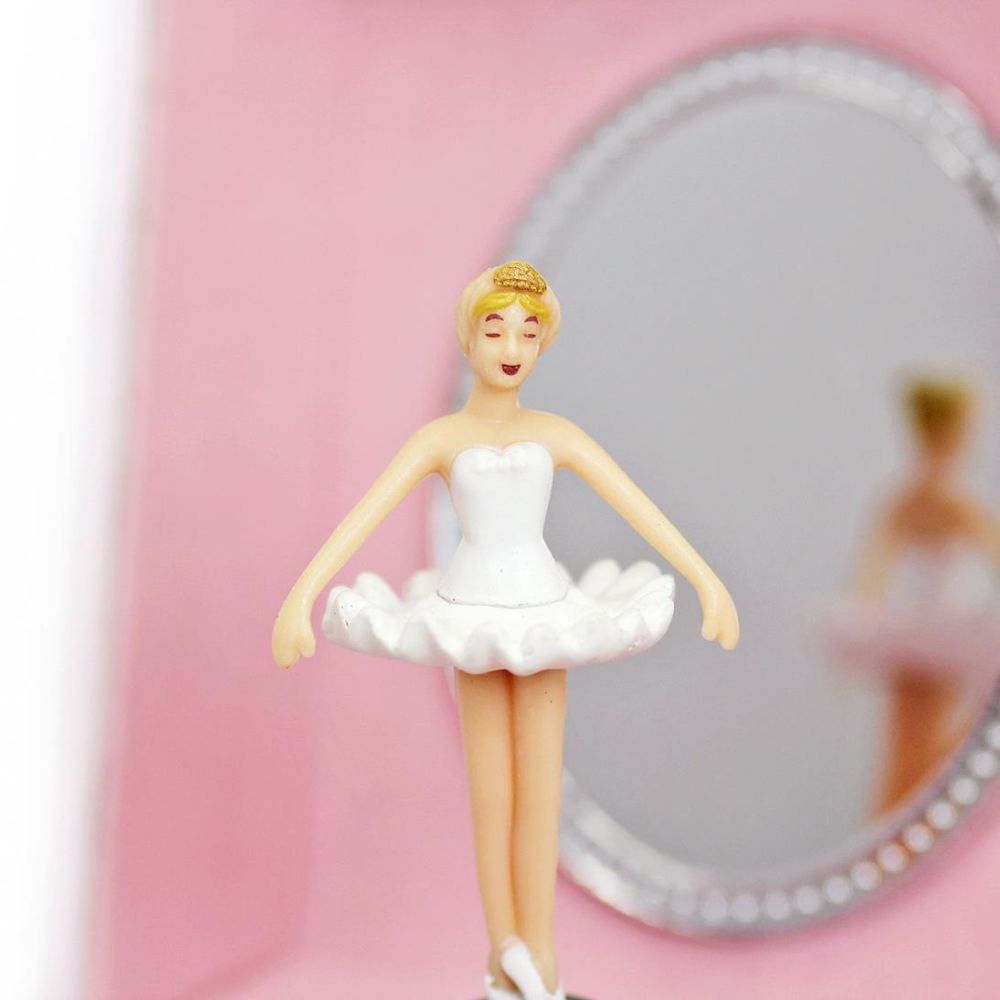 Phosphoreszierende Spieldose Ballerina Klein - Leuchtet in der Nacht