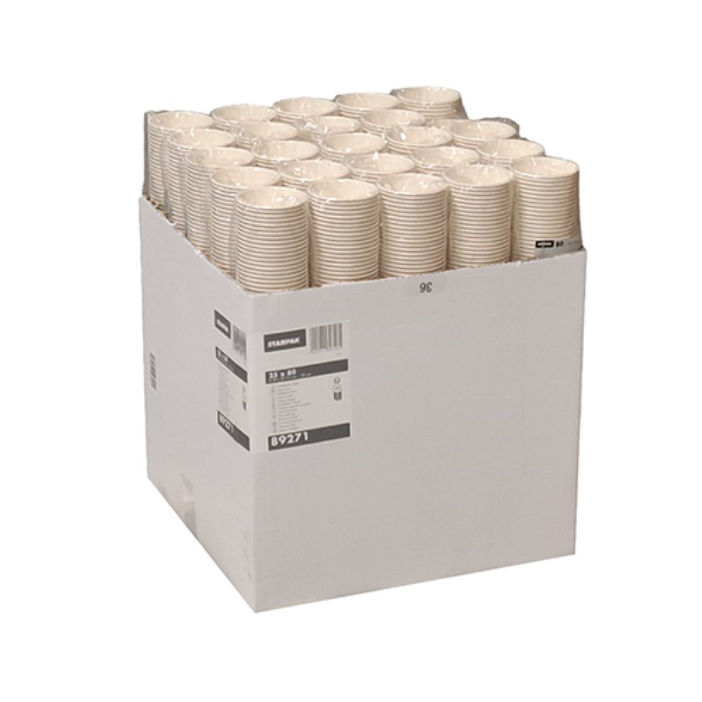 80 Trinkbecher mit Henkel, Pappe "To Go" 0,18 l Ø 7,3 cm · 7,8 cm weiss