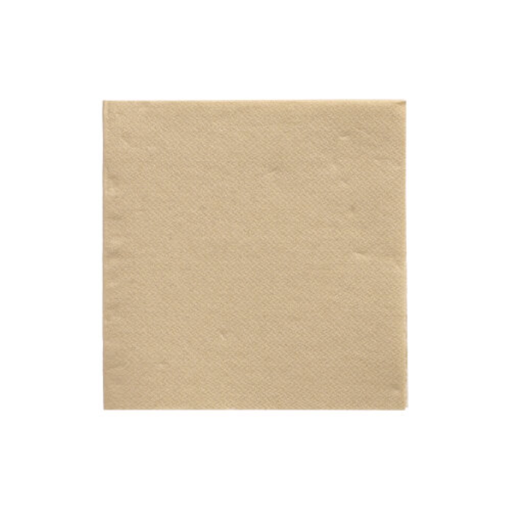 150 Servietten "DAILY Collection" 1/4-Falz 24 cm x 24 cm sand