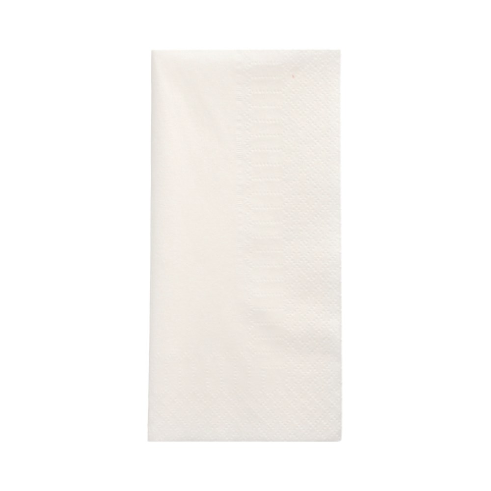250 Servietten, 2-lagig 1/8-Falz 33 cm x 33 cm weiss