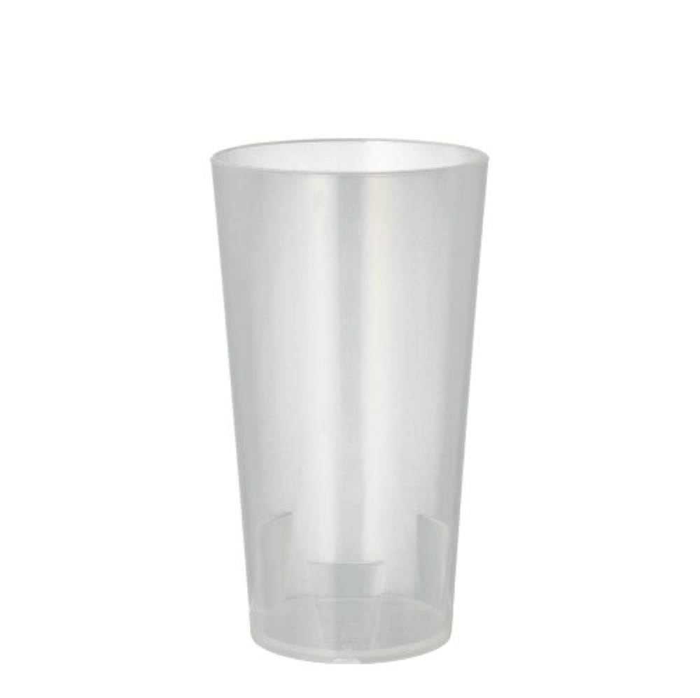10 Mehrweg-Trinkbecher 0,3 l Ø 7 cm · 13 cm transluzent