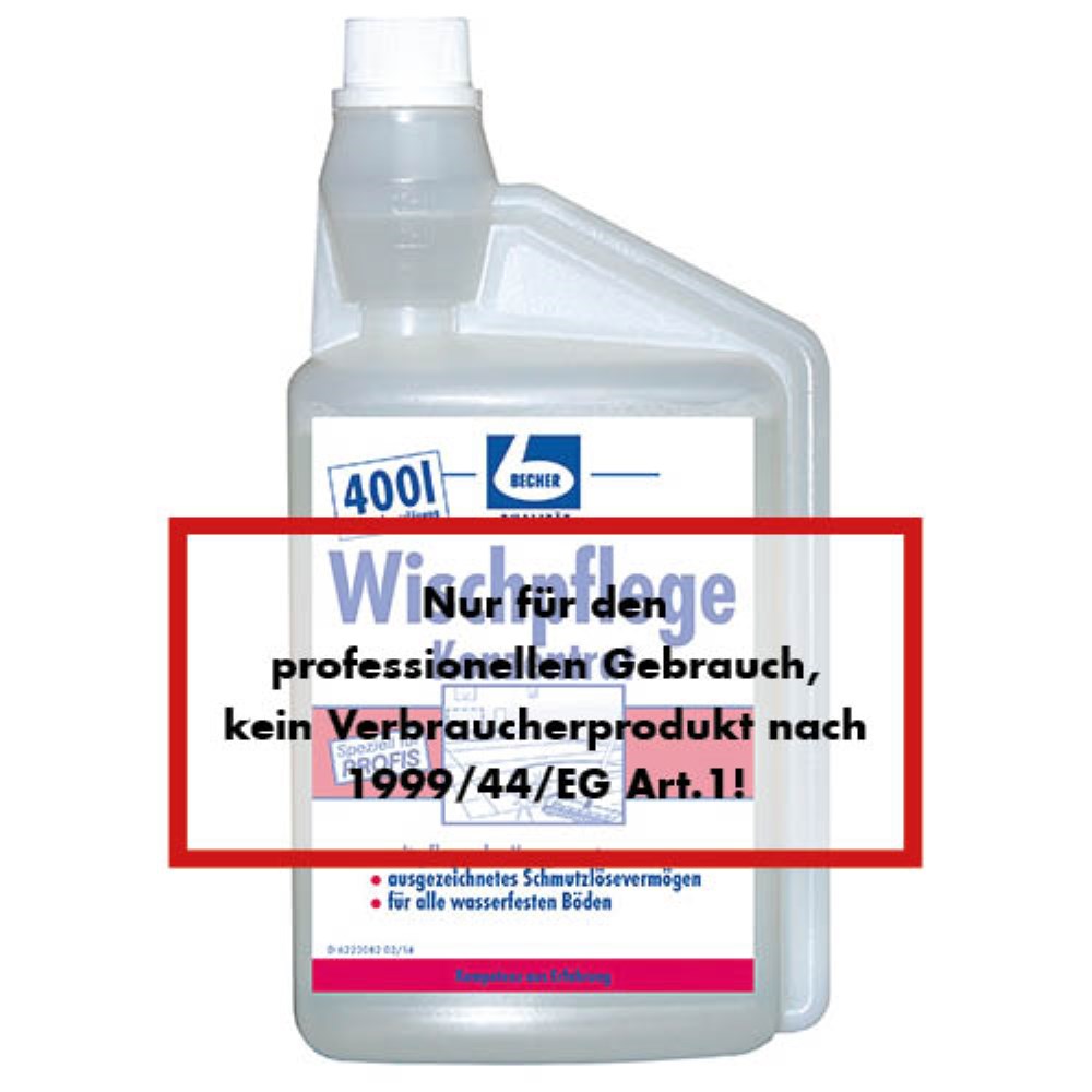"Dr. Becher" Wischpflege Konzentrat 1 l Dosierflasche "Dr. Becher" Wischpflege Konzentrat 1 l Dosierflasche