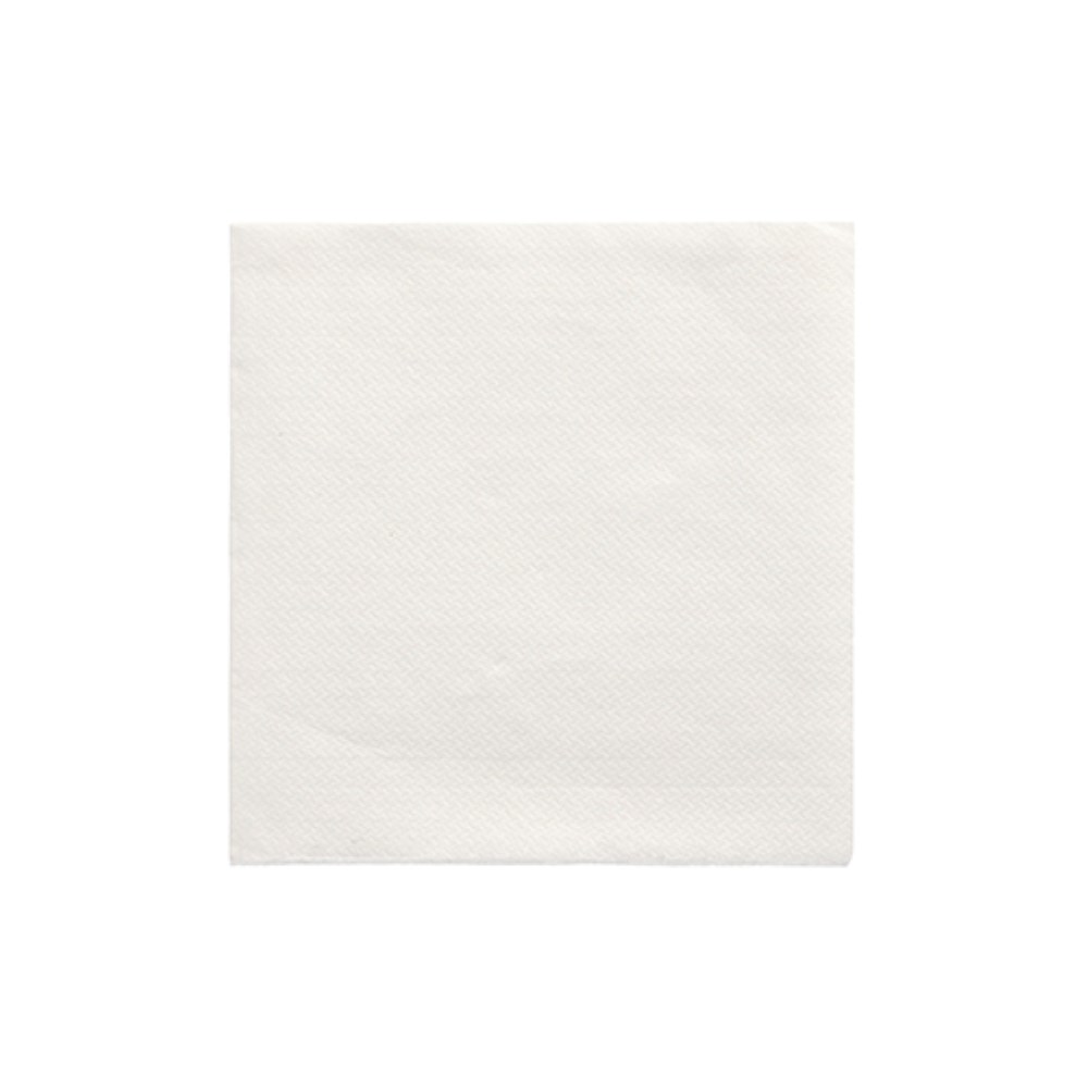 20 Servietten "DAILY Collection" 1/4-Falz 24 cm x 24 cm weiss