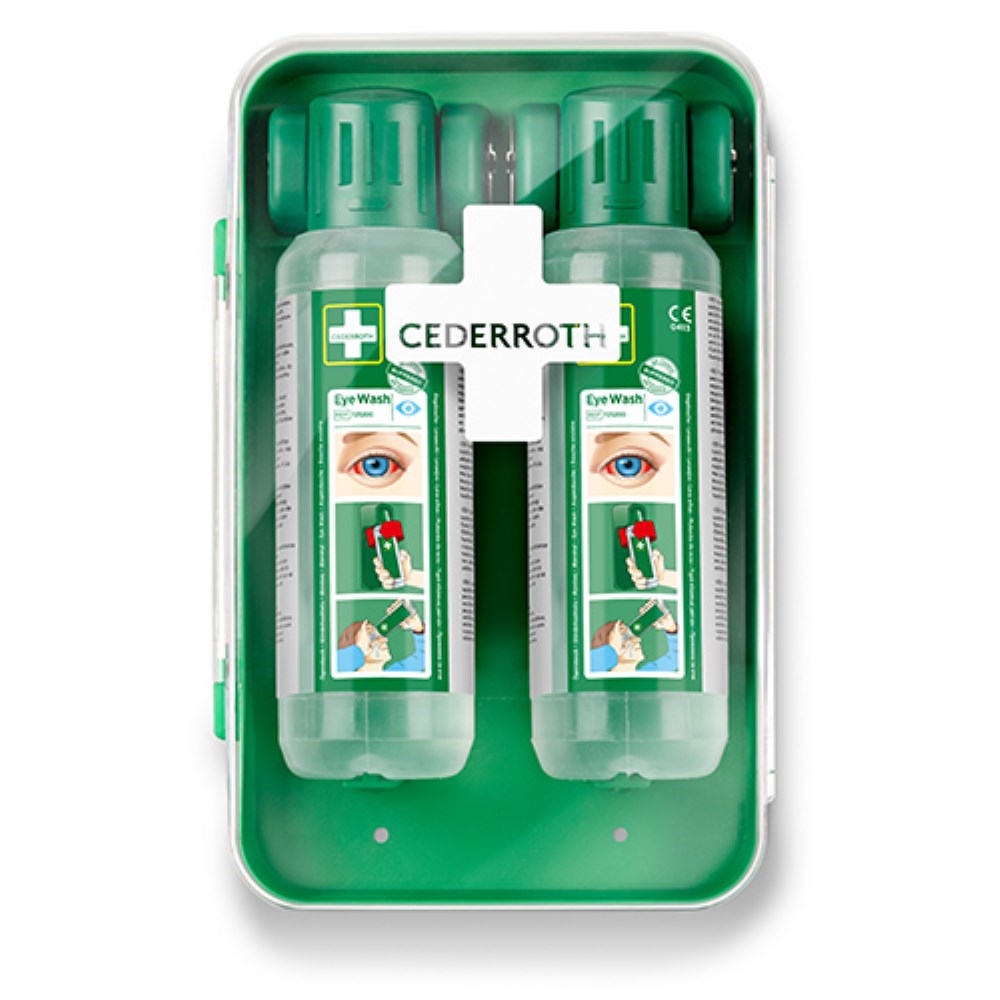 "Cederroth" Augendusche 29,6 cm x 19,2 cm "Eye-Wash-Cabinet" inkl. 2 Flaschen (500ml) "Cederroth" Augendusche 29,6 cm x 19,2 cm "Eye-Wash-Cabinet" inkl. 2 Flaschen (500ml)