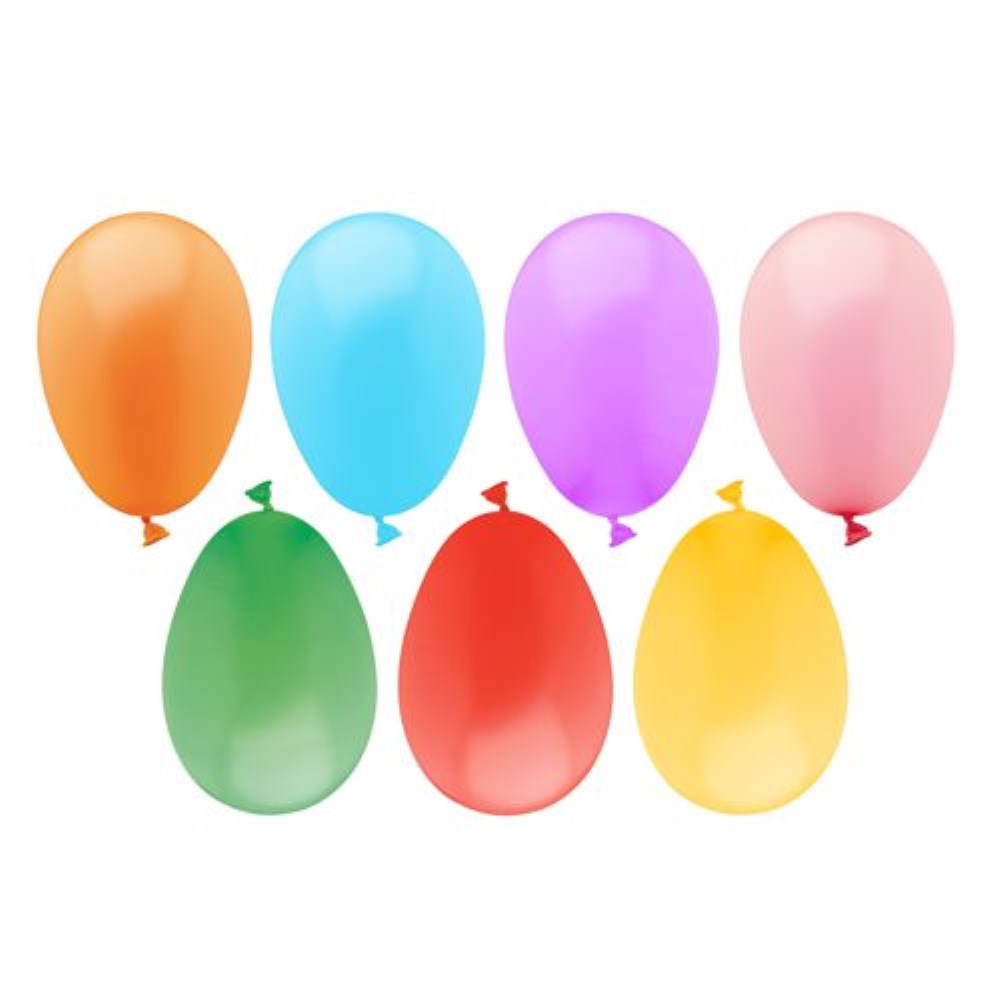 100 Luftballons farbig sortiert "Wasserbomben"