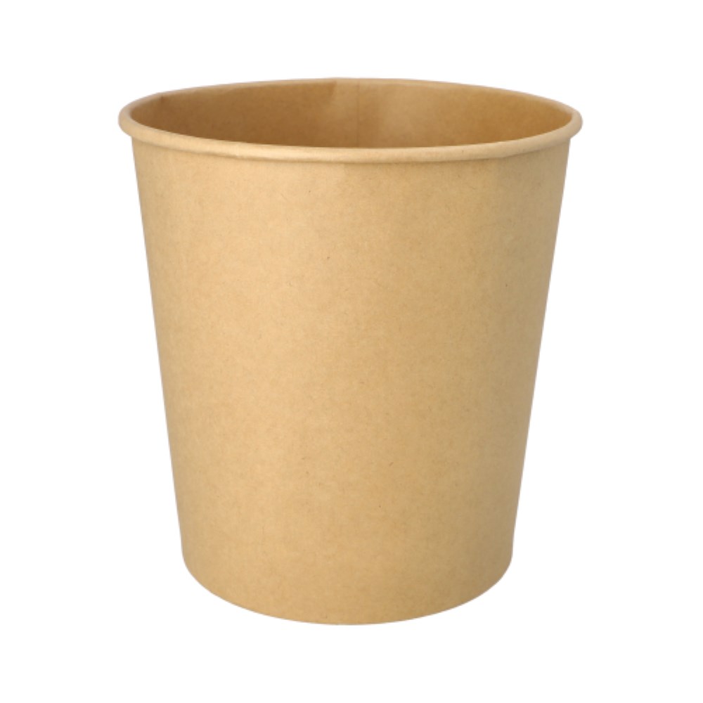 25 Food-Buckets 3800 ml Ø 18,7 cm · 19,5 cm braun