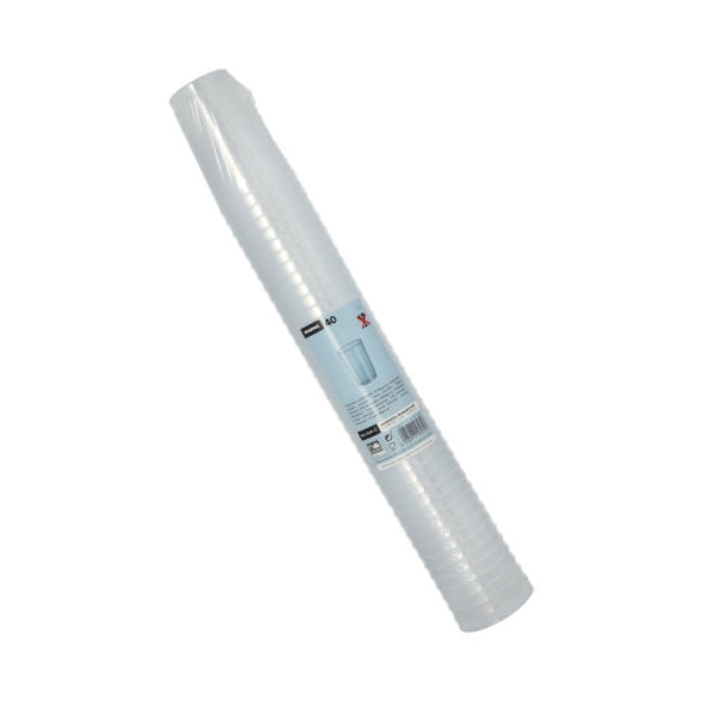 40 Mehrweg-Trinkbecher PP 0,2 l Ø 6,8 cm · 9,8 cm transluzent