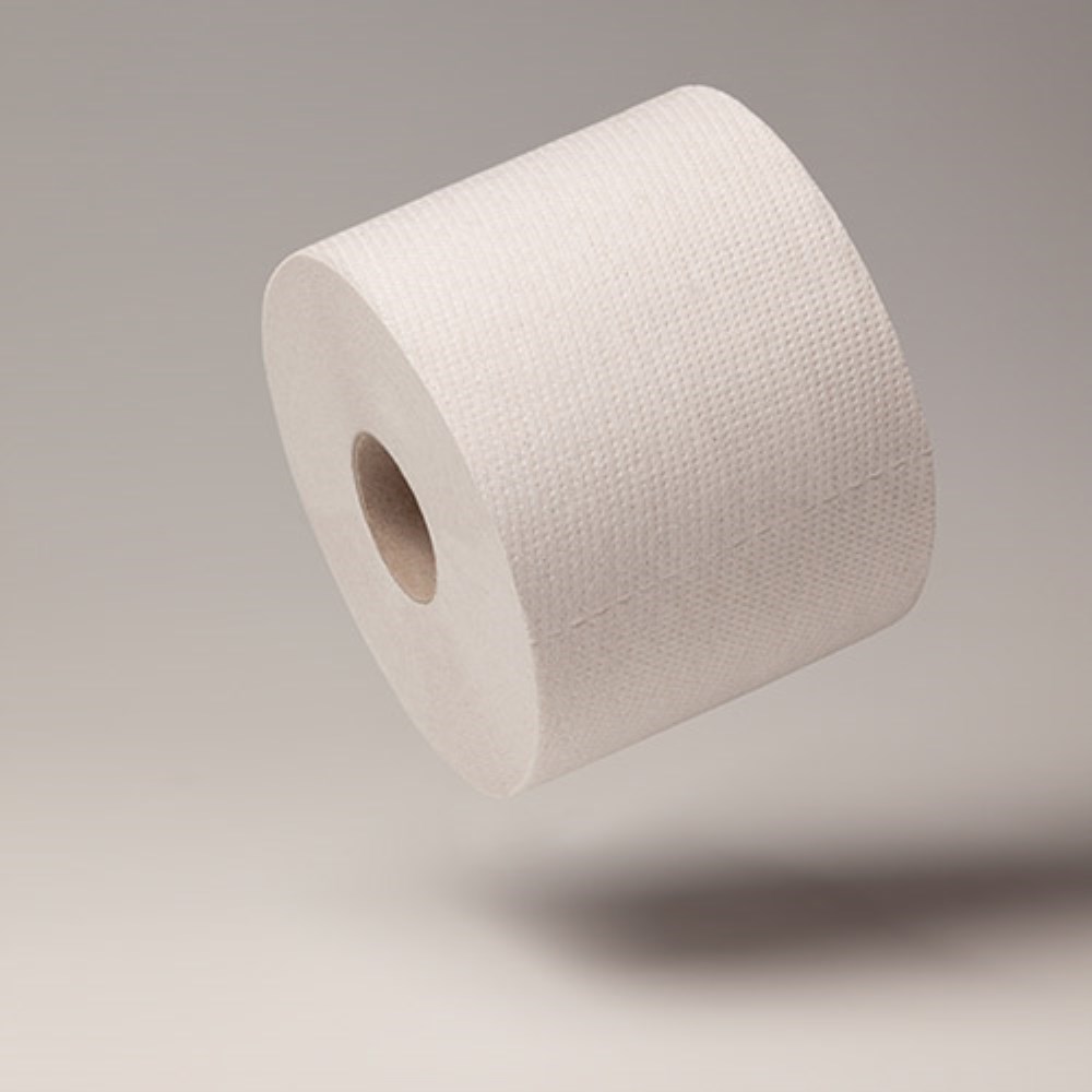 36 Rollen "Green Hygiene" Toilettenpapier "ROLF" Ø 13 cm · 11 cm x 9,5 cm 500 Blatt, 2-lagig