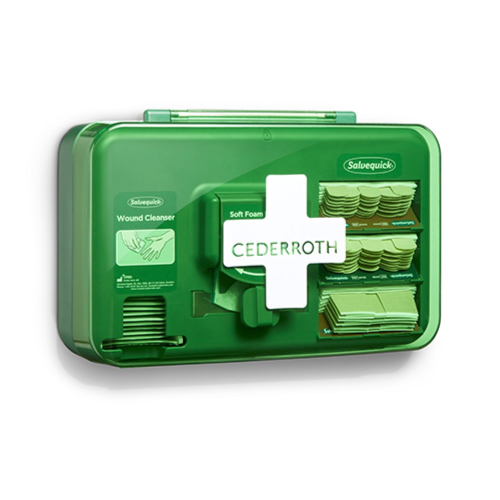 "Cederroth" Wound Care Dispenser, Pflasterspender 20,3 cm x 30,6 cm x 15,5 cm grün "Cederroth" Wound Care Dispenser, Pflasterspender 20,3 cm x 30,6 cm x 15,5 cm grün