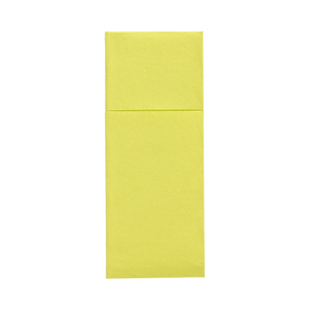 50 Servietten "ROYAL Collection" 40 cm x 30 cm limonengrün mit Besteckfalz