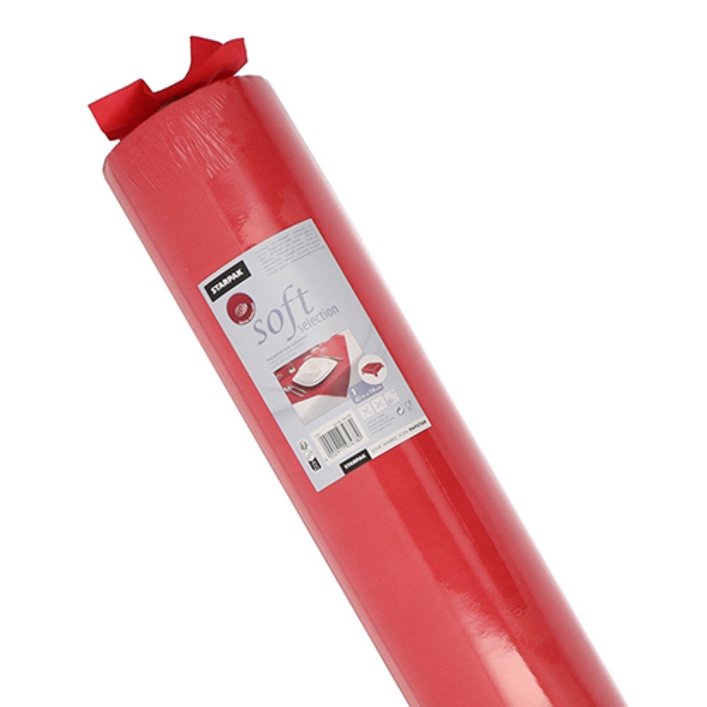 Tischdecke, stoffähnlich, Vlies "soft selection" 40 m x 1,18 m rot
