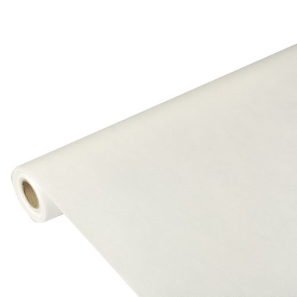 Tischdecke, stoffähnlich, Vlies "soft selection" 10 m x 1,18 m weiss