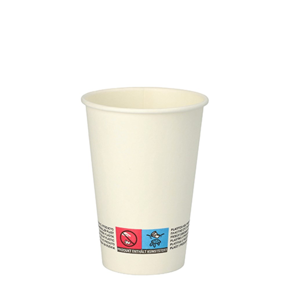 100 Automatenbecher, Pappe "To Go" 0,18 l Ø 7 cm · 9,2 cm weiss 100 Automatenbecher, Pappe "To Go" 0,18 l Ø 7 cm · 9,2 cm weiss