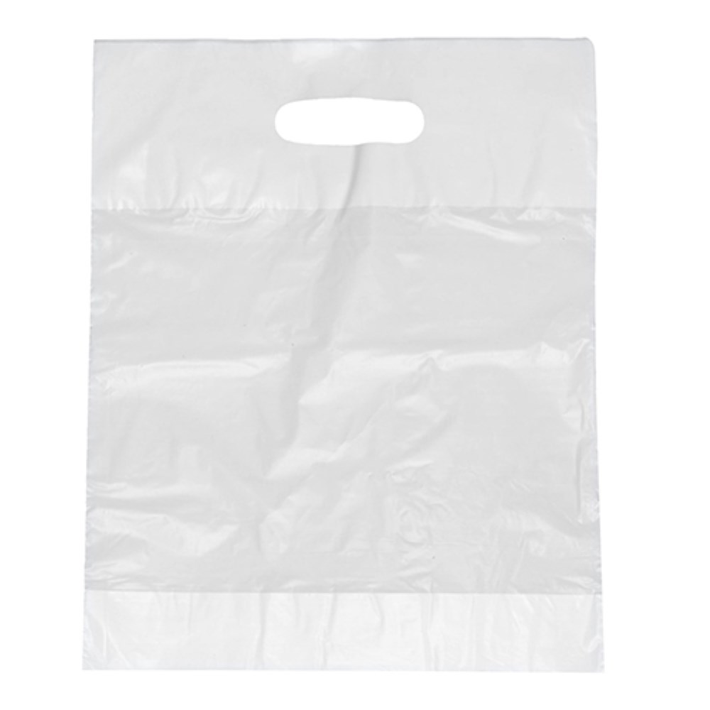 100 Griffloch-Tragetaschen, HDPE 50 cm x 45 cm x 8 cm weiss 100 Griffloch-Tragetaschen, HDPE 50 cm x 45 cm x 8 cm weiss