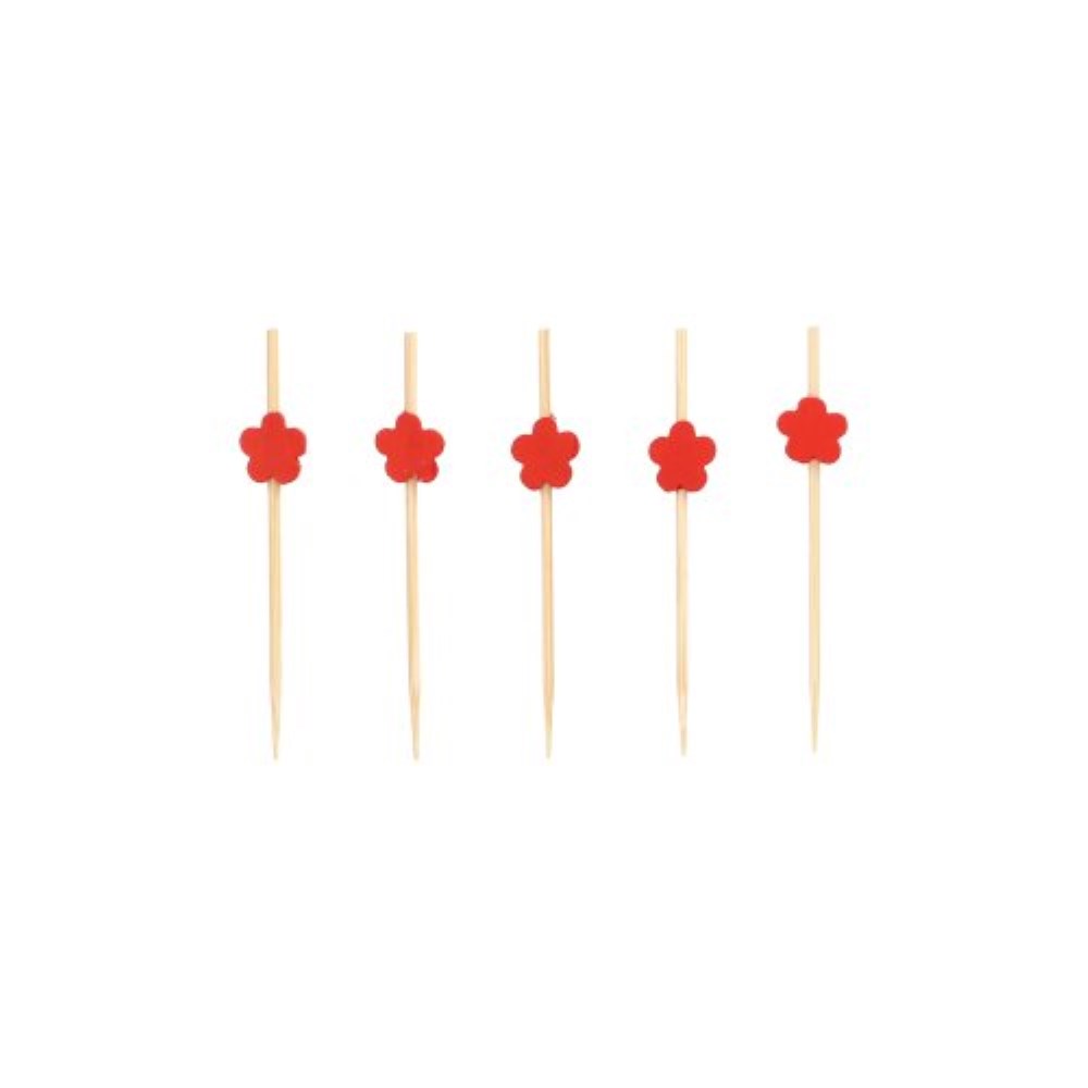 40 Fingerfood - Picker 7 cm "Flower"