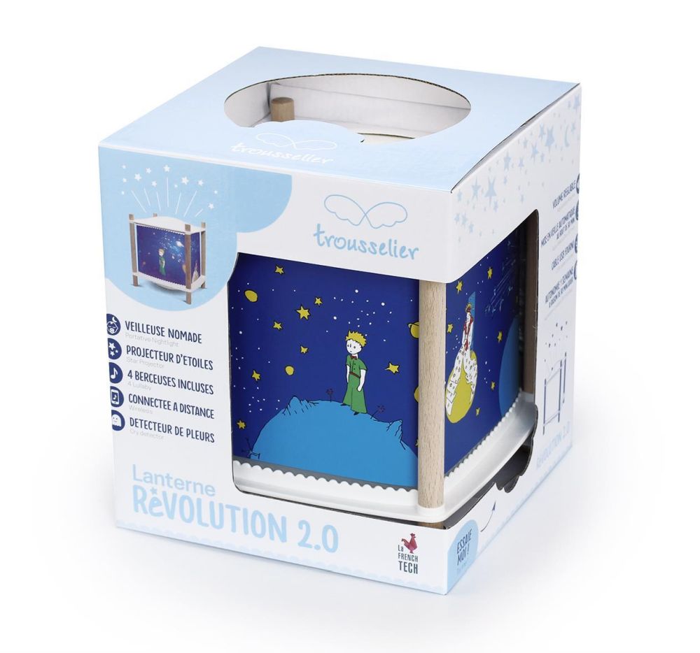 Nacht Licht - Laterne ReVOLUTION 2.0 - Kleiner Prinz© - Kabellos , Musik, Weinen Detektor, USB Aufladbar