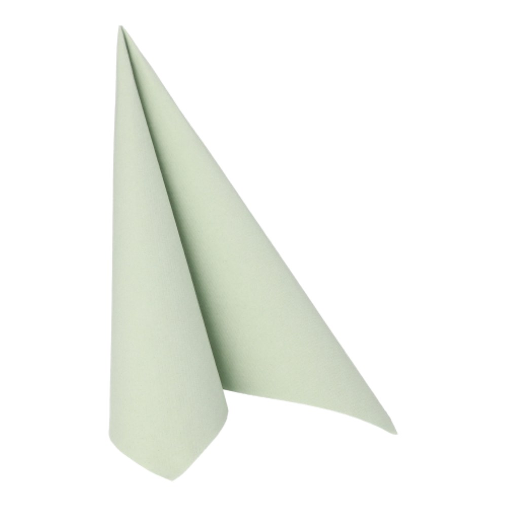 20 Servietten "ROYAL Collection" 1/4-Falz 40 cm x 40 cm jadegrün