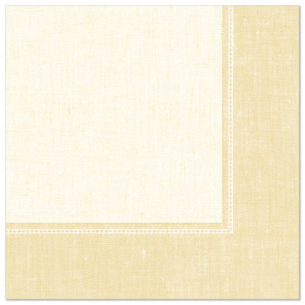 50 Servietten "ROYAL Collection" 1/4-Falz 40 cm x 40 cm champagner "Linum"