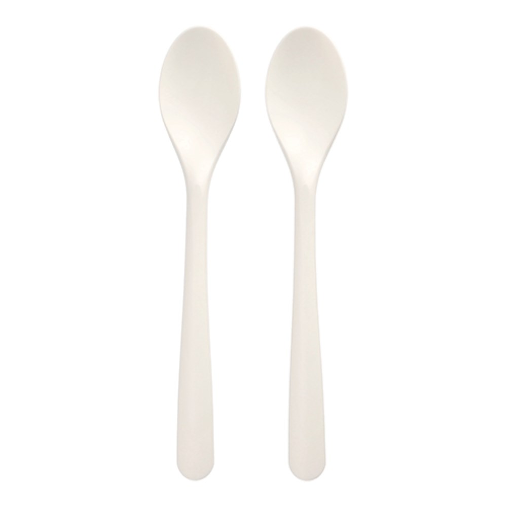 50 Löffel "Folia" C-PLA 19 cm weiss