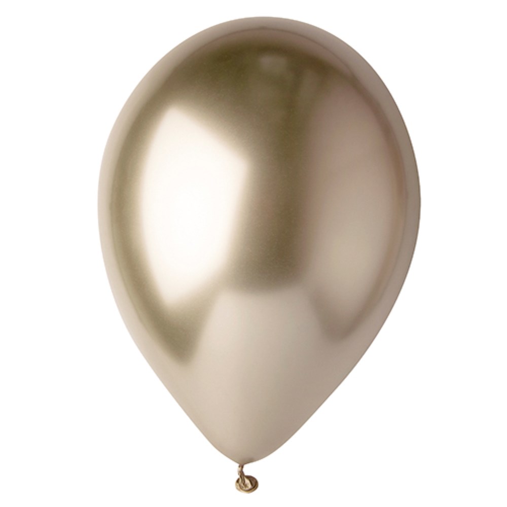 4 Luftballons Ø 33 cm "Shiny Prosecco" large