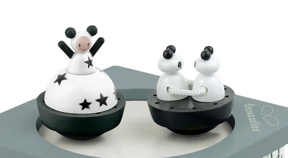 Spieldose Tanzende Panda & Mädchen