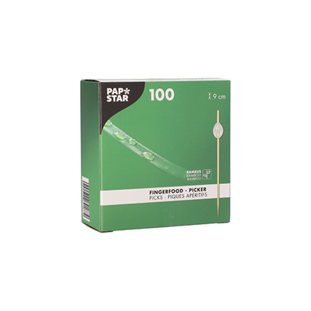 100 Fingerfood - Picker 9 cm "Diamond"